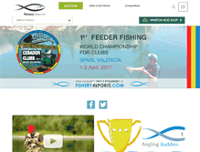 Tablet Screenshot of fisheryreports.com
